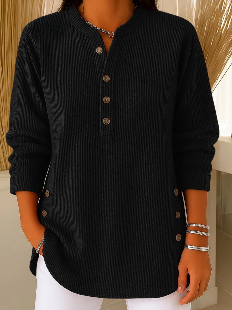 Livia | Button Henley Tunic