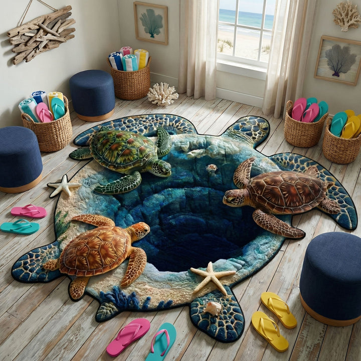 Adelina - Shaped Rug - Turtle