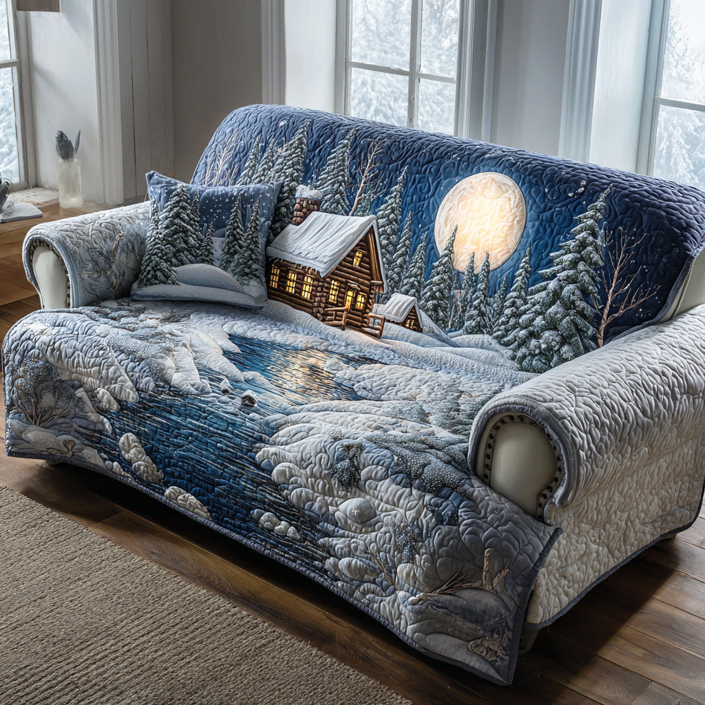 Wieke | Bospatroon – Handgemaakte bankhoes