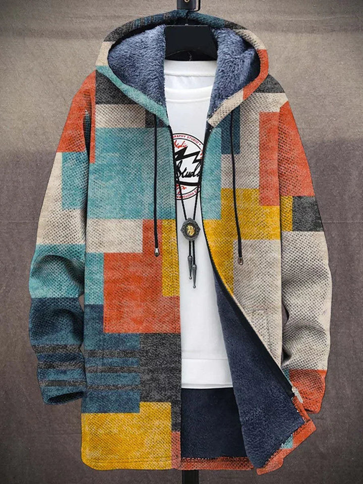 Emilia - Luxurious, artistically inspired zip-up hoodie