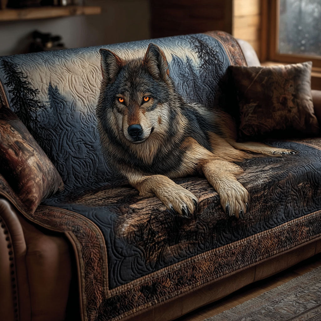 Ineke | Wolf – Handgemaakte bankhoes