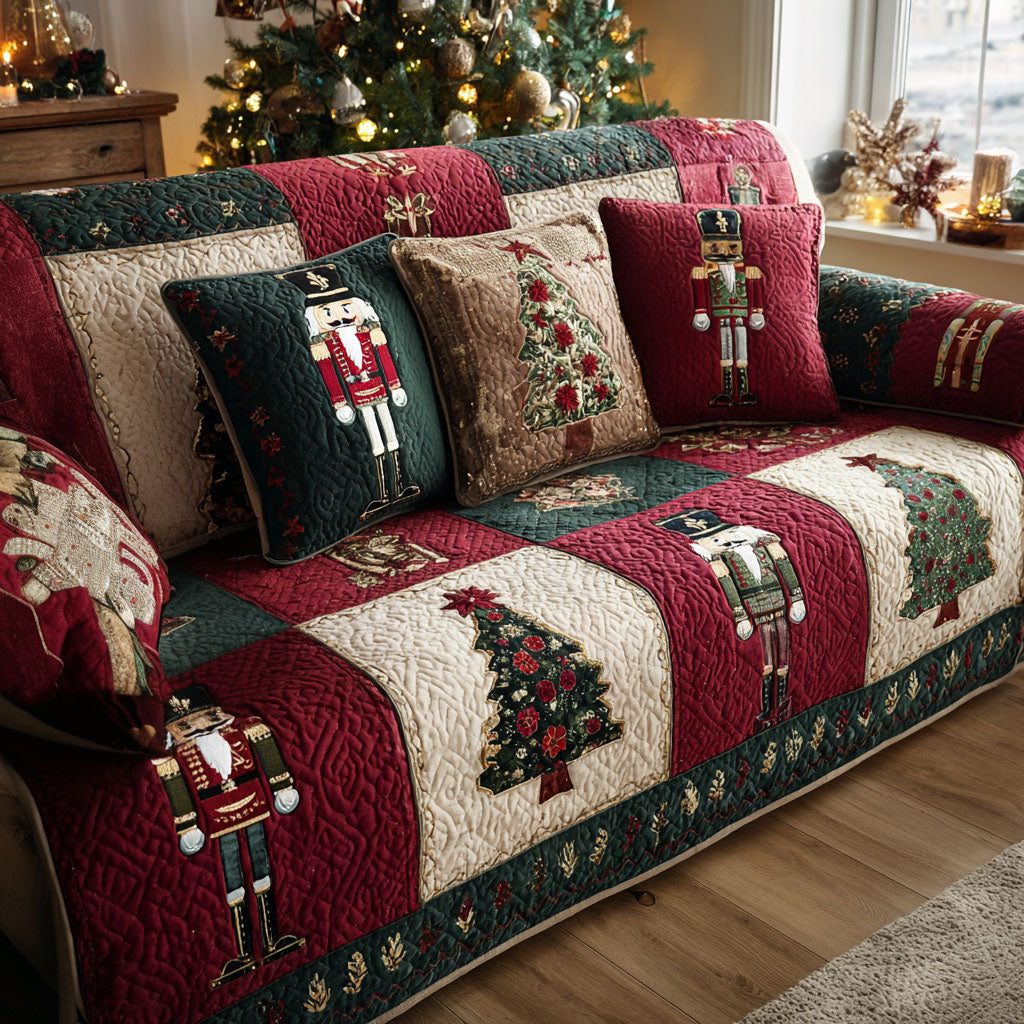 Nelleke | Kerst patroon – Handgemaakte bankhoes