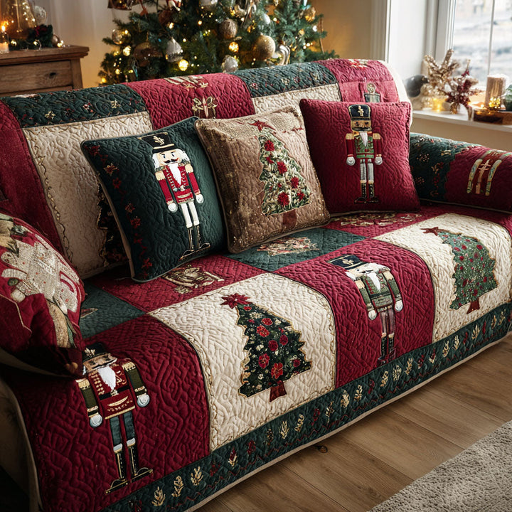 Nelleke | Kerst patroon – Handgemaakte bankhoes