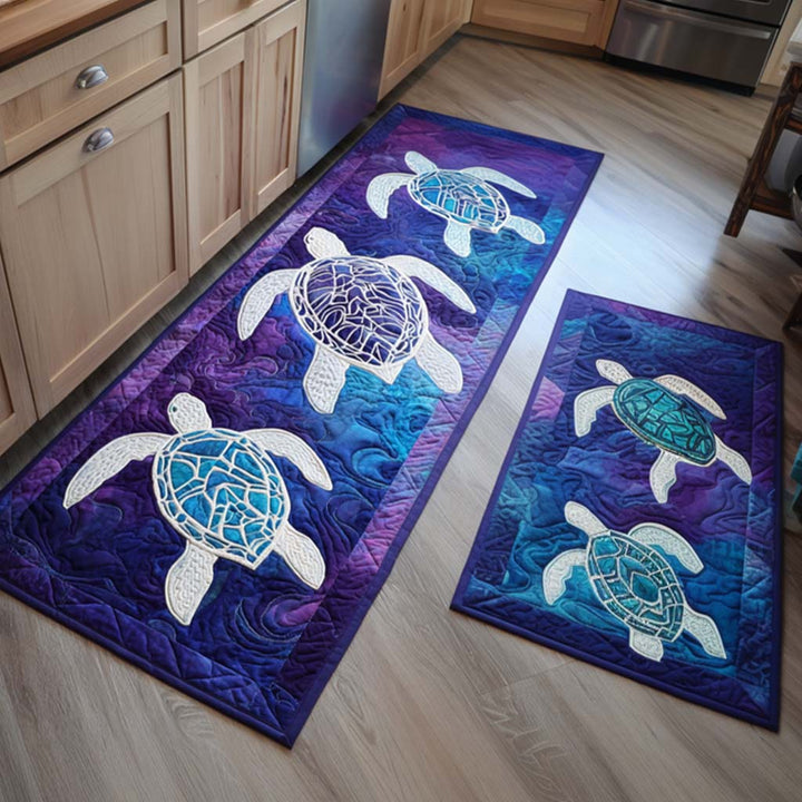 Desiree – Keukenmatten (2-delige set) – Zeeschildpad