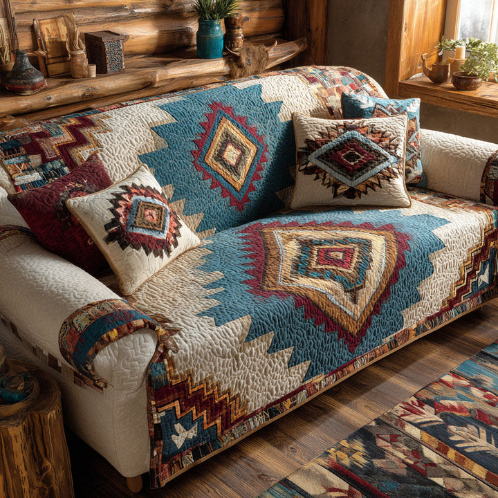 Sylvia | Tribal patroon – Handgemaakte bankhoes