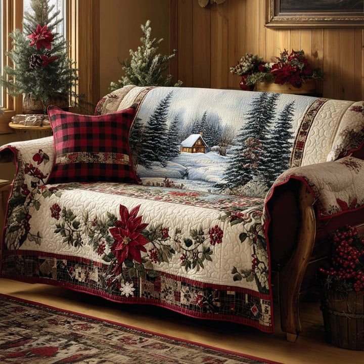 Mieke | Festive patroon – Handgemaakte bankhoes