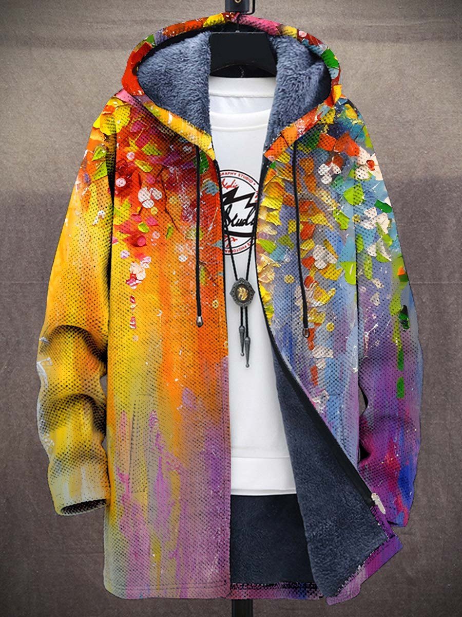 Sophie - Luxury, artistically inspired zip-up hoodie