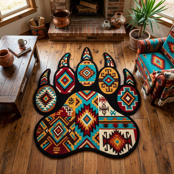 Faith - Shaped Rug - Tribal Paw