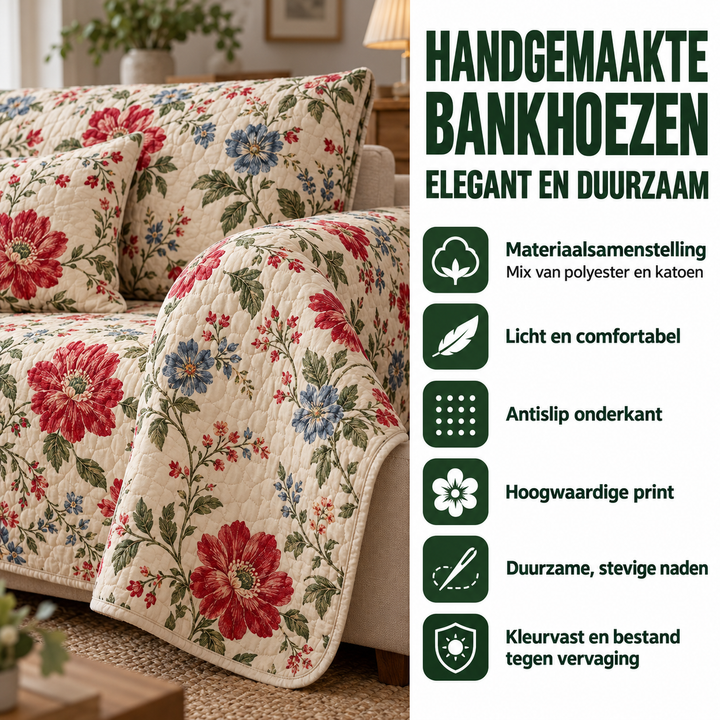 Productinformatie handgemaakte bankhoes