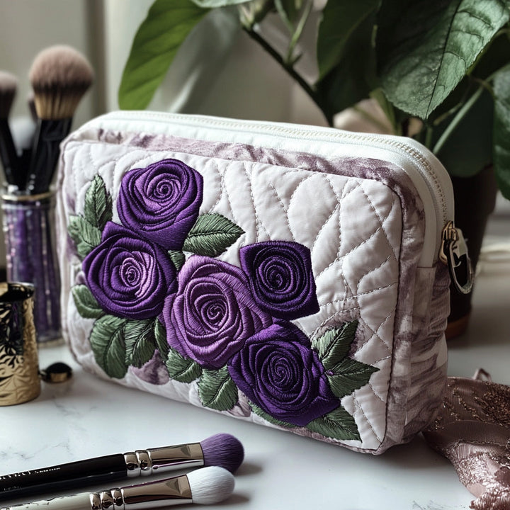 Harper – Gewatteerde toilettas met elegante bloemen