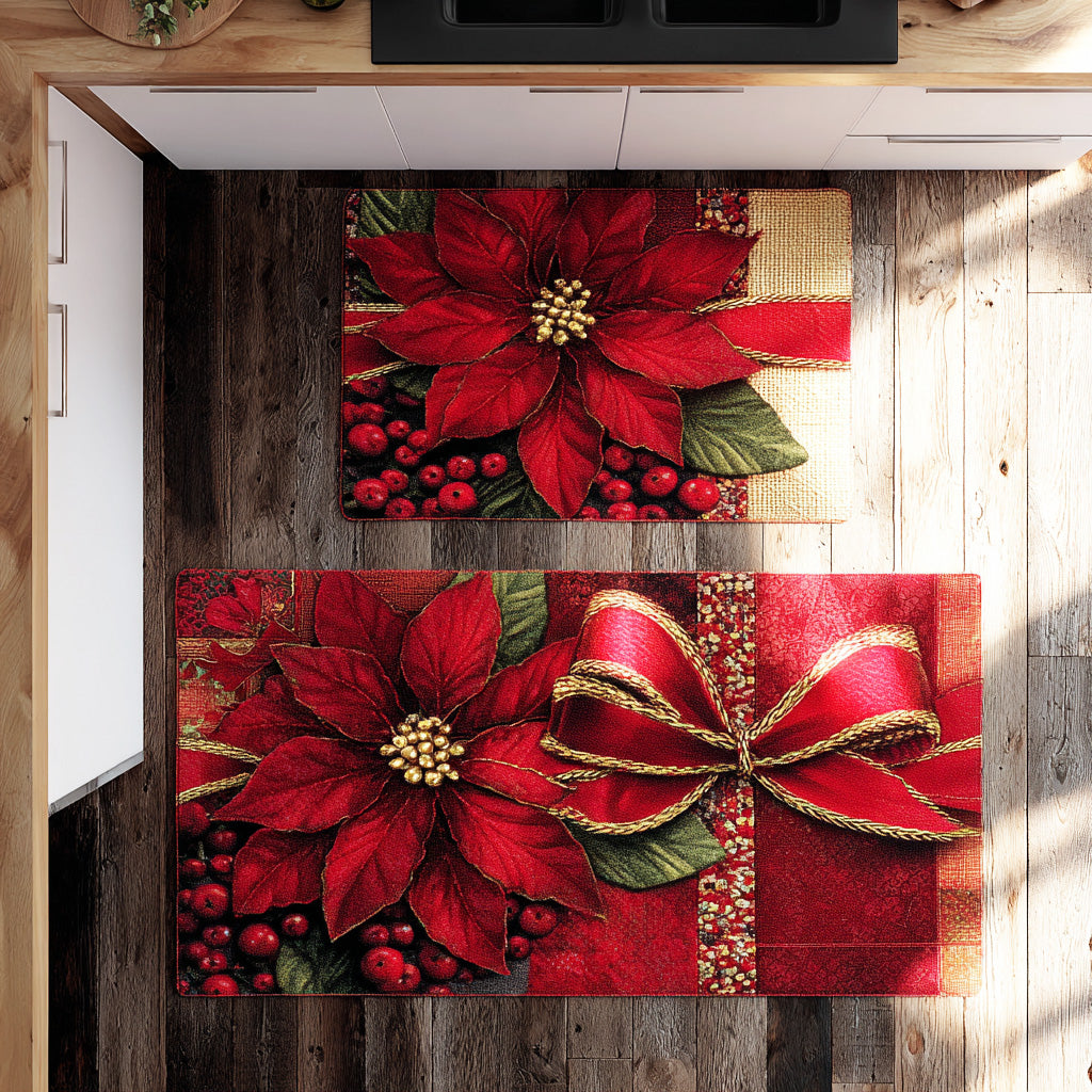 Jaida – Keukenmatten (2-delige set) – Kerstfeest