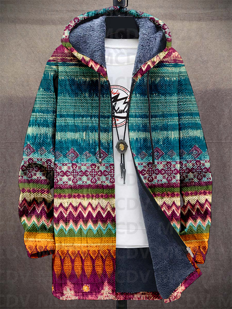 Ella - Luxurious, artistically inspired zip-up hoodie