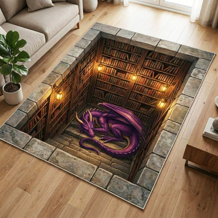 Kaia - Decorative Rug - Amethyst Dragon