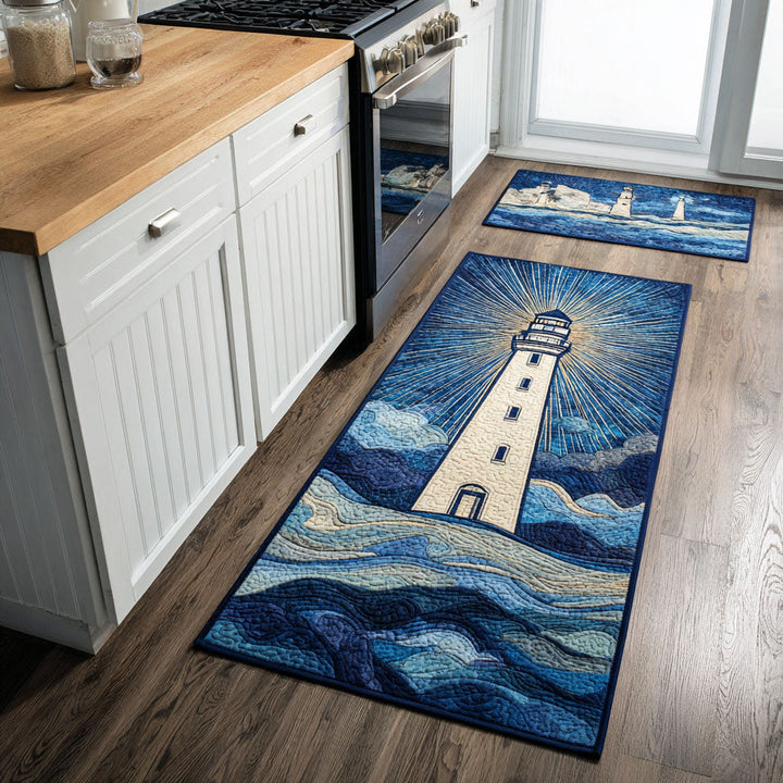 Leila – Keukenmatten (2-delige set) – Vuurtoren in ochtendlicht