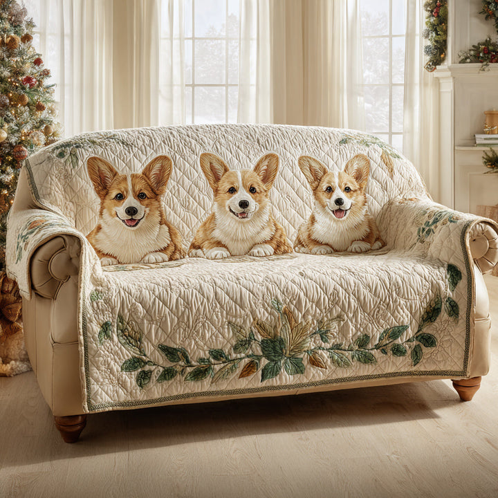 Astrid | Corgi – Handgemaakte bankhoes
