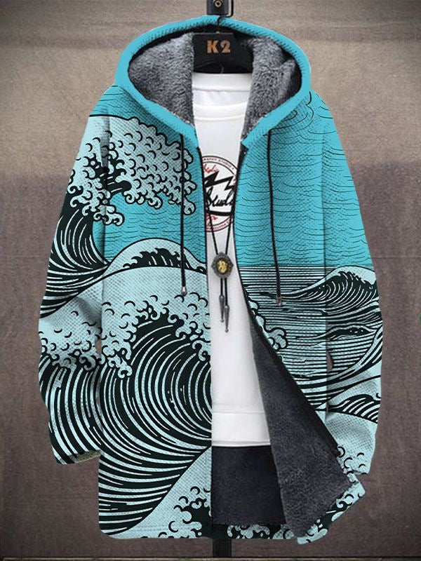 Aurelia - Luxurious, artistically inspired zip-up hoodie