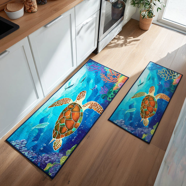 Paloma – Keukenmatten (2-delige set) – Reis over zee
