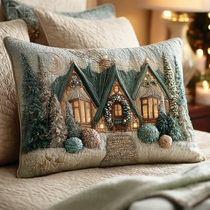 Quilted Decorative Pillowcase - Crystal Morning