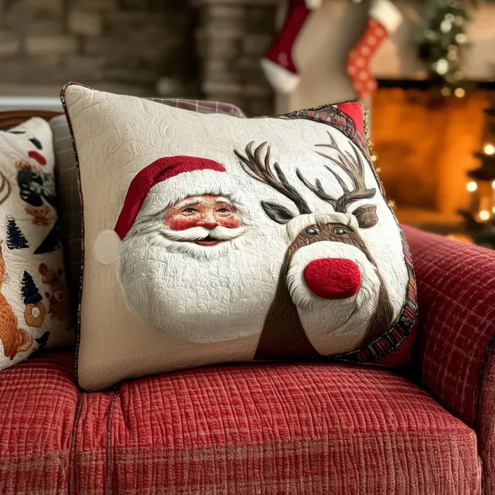 Quilted Decorative Pillowcase - Frozen Evening