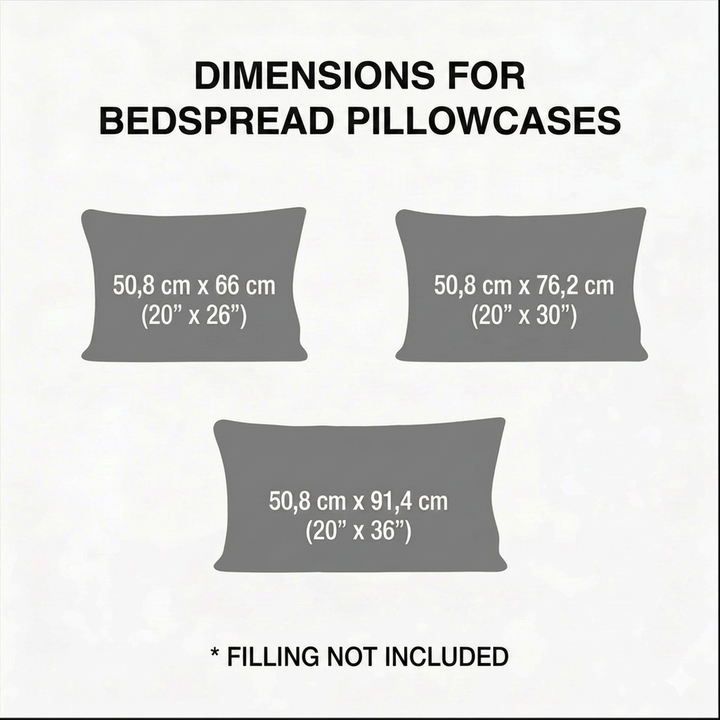 Quilted Decorative Pillowcase - Soft Petal Dreams