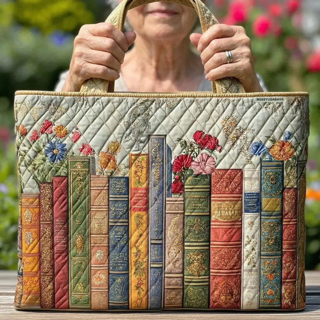 Gewatteerde tas – Magische bibliotheek