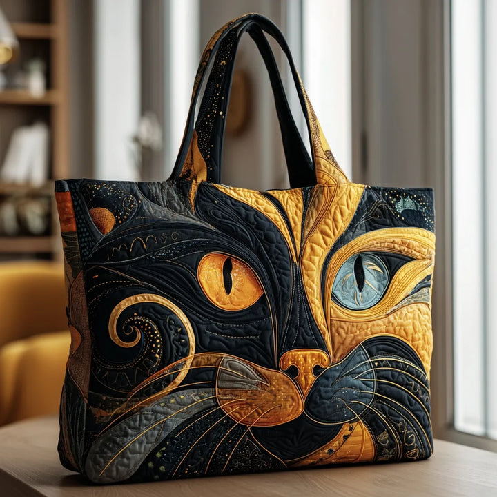 Gewatteerde tas – Mysterieuze kat