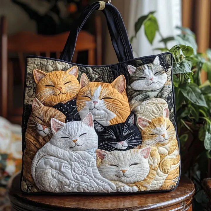 Gewatteerde tas – Slapende katjes