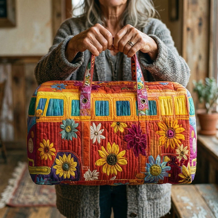 Gewatteerde reistas – Flowerpowercamper