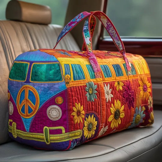 Gewatteerde reistas – Flowerpowercamper