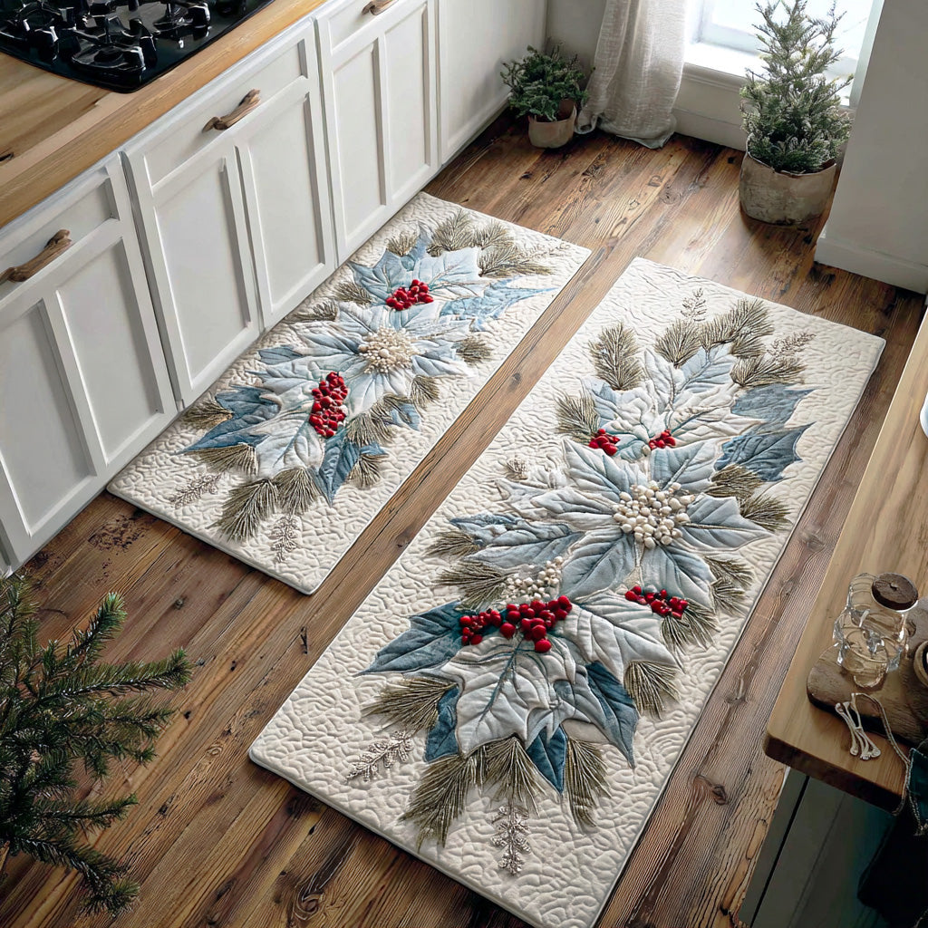 Sage – Keukenmatten (2-delige set) – Kerststerren