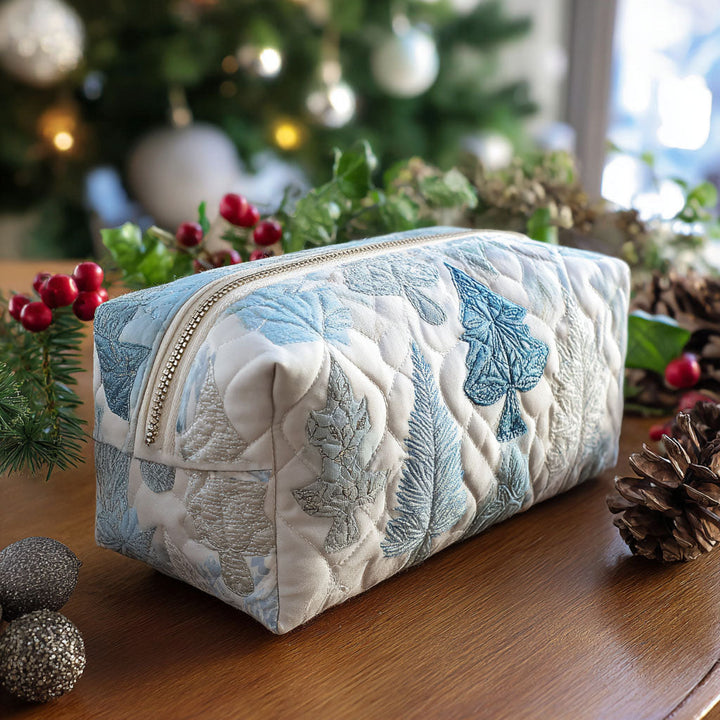 Winnie – Gewatteerde toilettas met kerstmotief