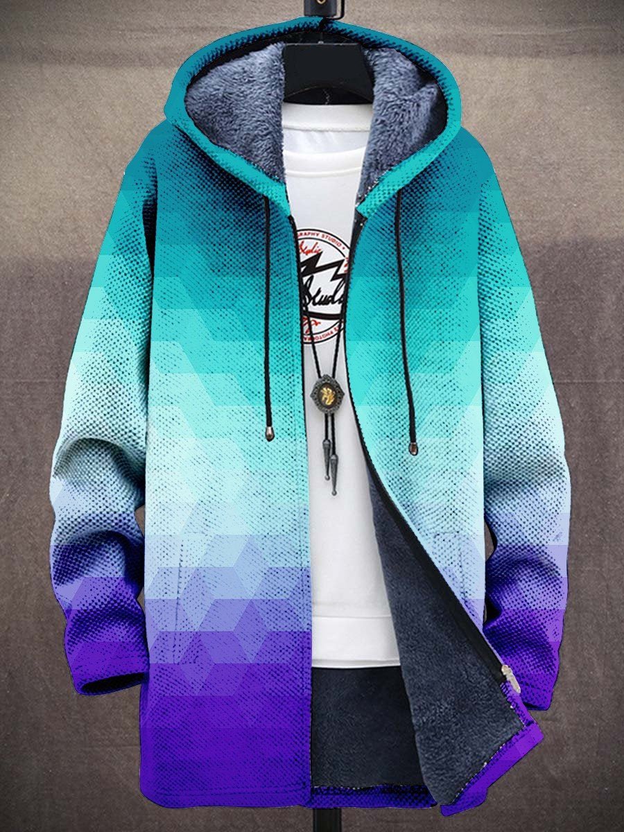 Laura - Luxurious, artistically inspired zip-up hoodie