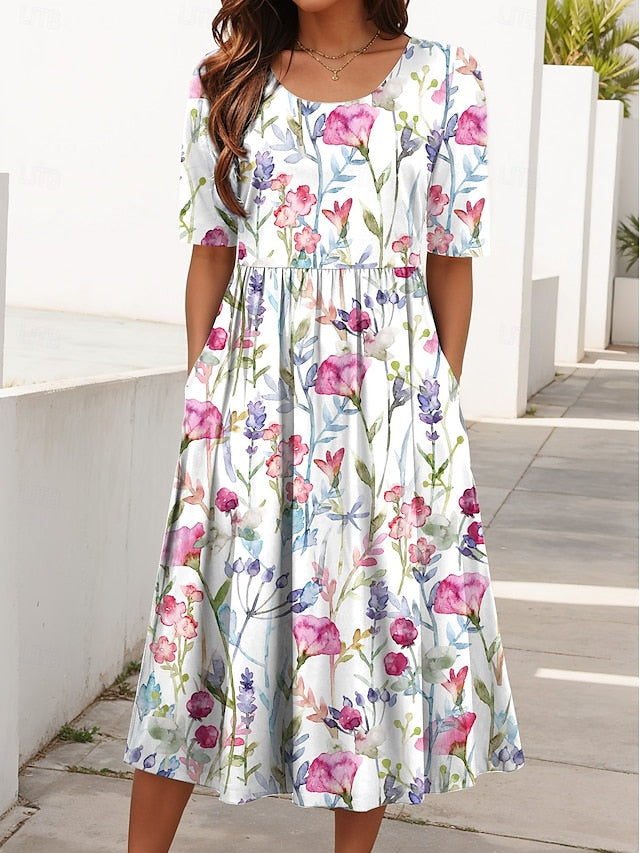 Carlyn | Floral Breezy Midi