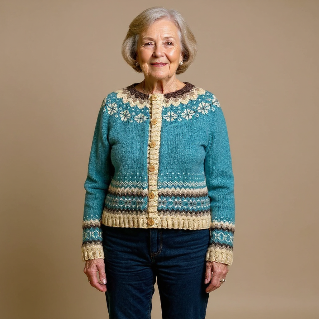 Allegra | Vintage Icelandic Cardigan