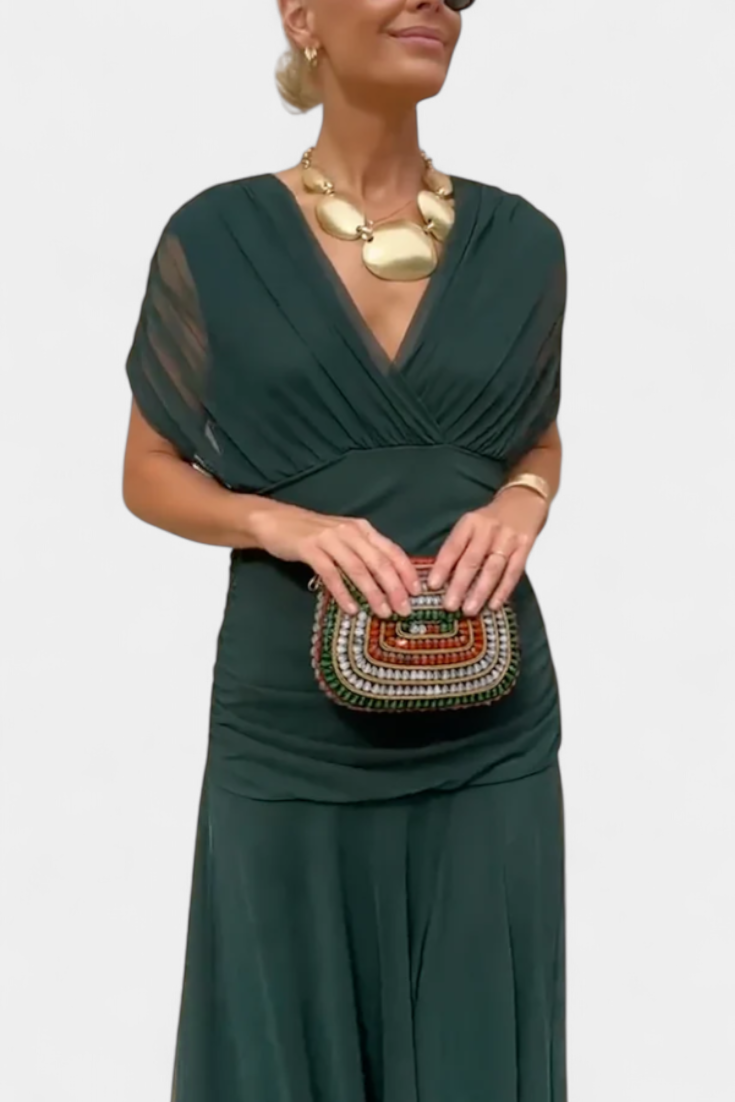 Eloria | Elegant Women's Dress | Romantic Long Floral Dress