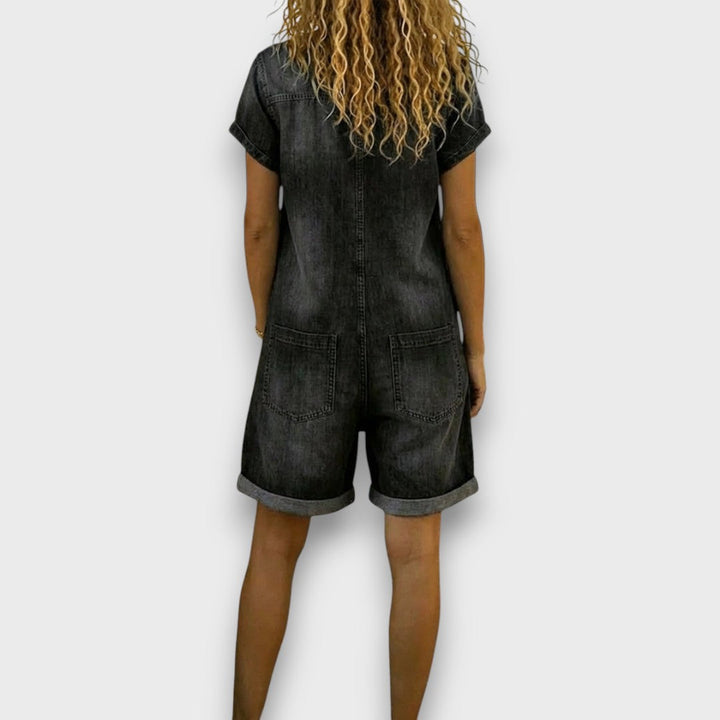 Jasmine | Vintage Short Overalls